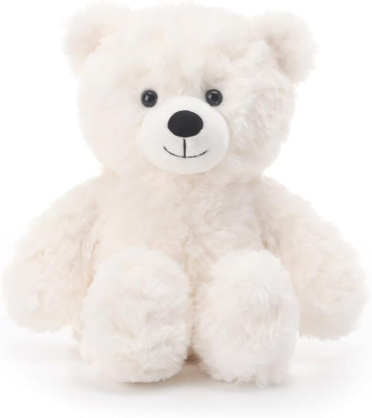 Apricot Lamb White Flower Bear Stuffed Animals for Kids, Soft Cute Plush Toys for Baby Girl and Boy, 7.9 Inches
