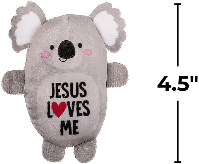 Fun Express Jesus Loves Me Plush Stuffed Animals 48 Piece Party Favors for Kids - Small Plushies Bulk Gifts Set | Classroom Prizes Treasure Box Toys Goodie Bag Stuffers for Church Sunday Events
