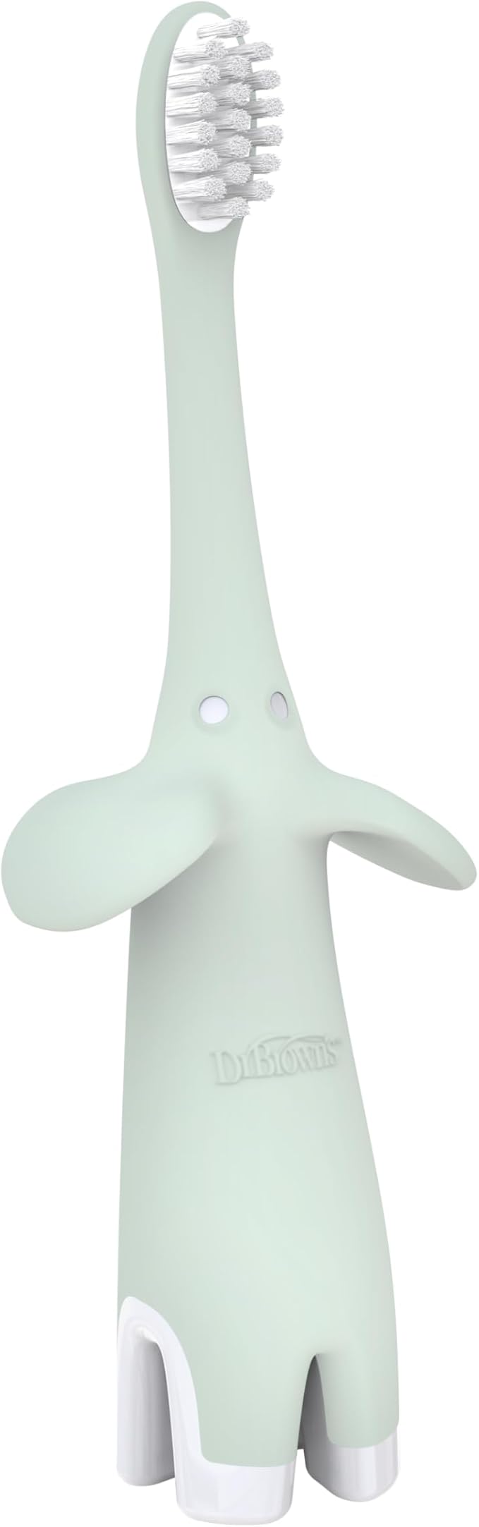 Dr. Brown's Infant-to-Toddler Toothbrush, Elephant, Mint, 0-3 Years