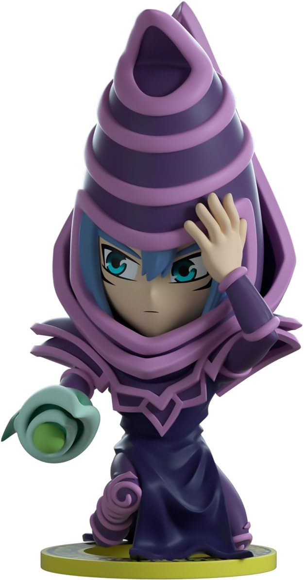Youtooz Yu-Gi-Oh Dark Magician 5" Vinyl Figure, Yugioh Anime Dark Magician Action Figure Based on The Yu gi oh Trading Card Game and Anime Yugioh