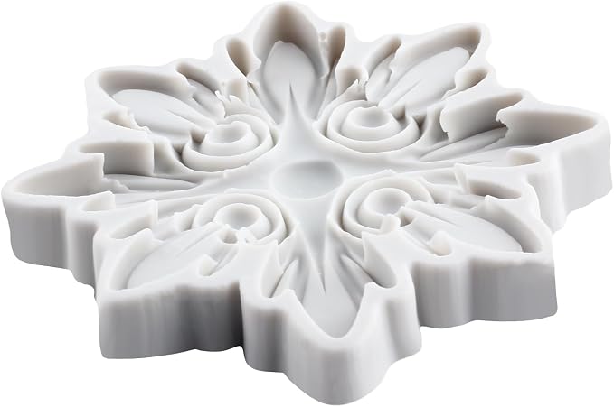 Baroque Relief Flower Polymer Clay Mold Baroque Flower Silicone Molds for DIY Craft Epoxy Resin Casting Polymer Clay Tools Crafts Air Dry Jewelry Making