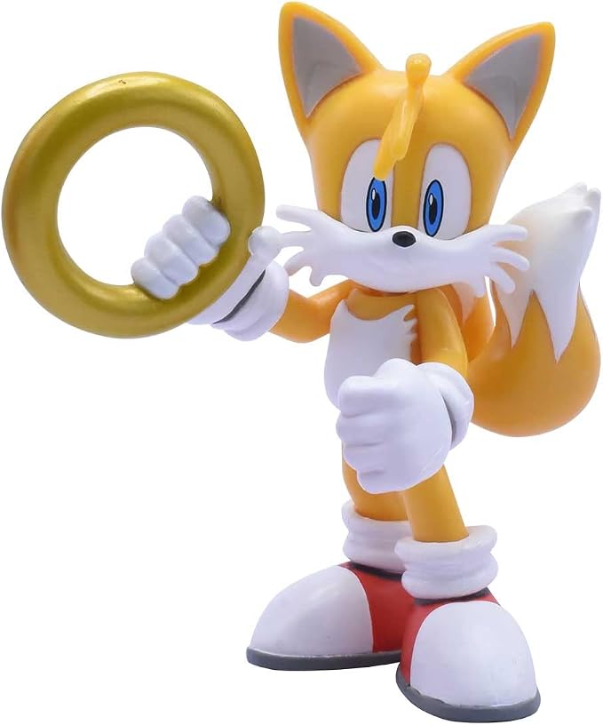Just Toys – Sonic the Hedgehog Tails Buildable Action Figure 4 in | Buildable 4-inch Tails figure with 4 interchangeable arms. Officially licensed collectible — 5 to collect. Ages 3+.