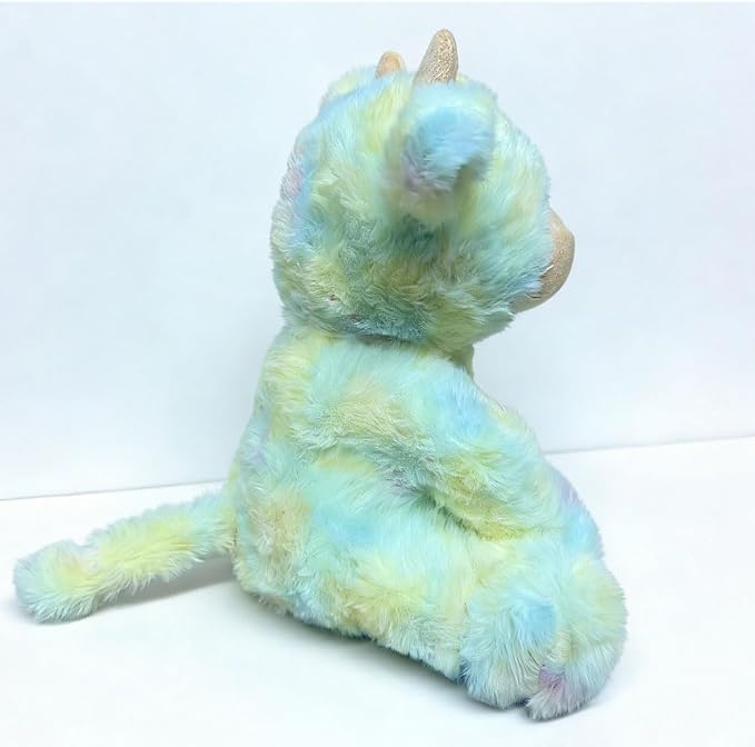 YUKOUQIAN Cute Cow Plush Stuffed Animal Doll Toy 8 inch for Girls Boys (sit Cow CAI Green