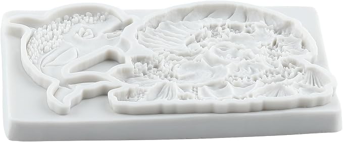 Mermaid Polymer Clay Molds Mermaid Dolphin Seashell Silicone Mold for Epoxy Resin Casting DIY Crafts Air Dry Polymer Crafts Supplies Clay Tools