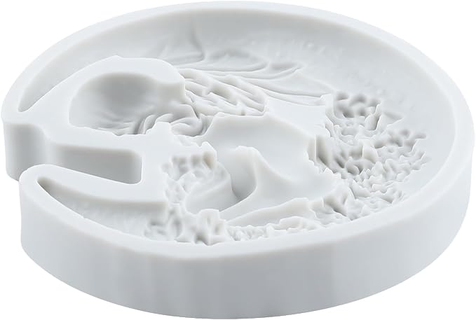 Moon Goddess Polymer Clay Mold Moon Angel Fairy Silicone Molds for DIY Craft Epoxy Resin Casting Polymer Clay Tools Crafts Air Dry Jewelry Making