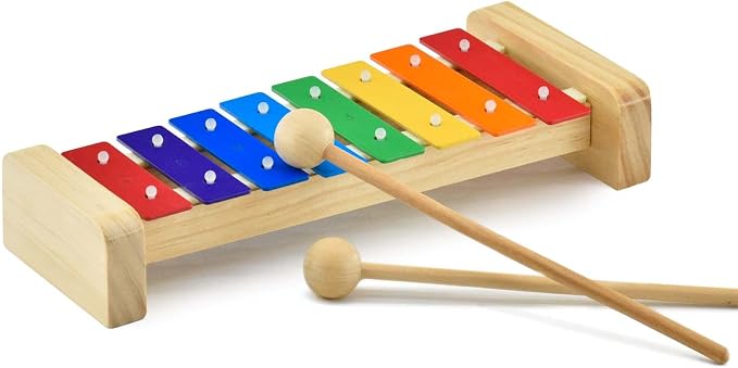Xylophone for Kids Wooden Xylophone with Mallets Orff Music Instrument for Educational Preschool Learning Baby Percussion Kit Professional Tuning Gift Choice for Children