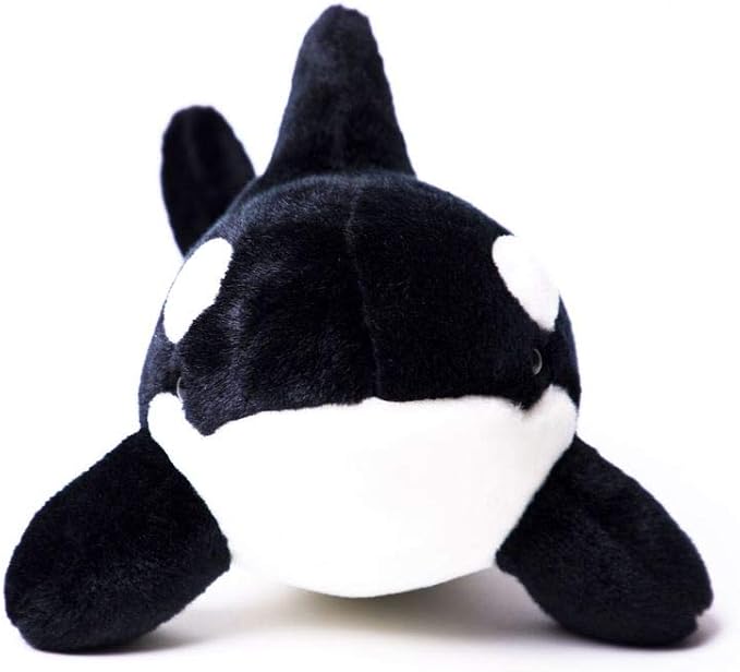 TAMMYFLYFLY The Orca Blackfish Long Big Killer Whale Stuffed Animal Sea Critters Plush Doll (39cm)