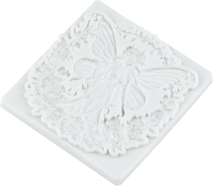Flower Fairy Polymer Clay Molds Butterfly Fairy Flower Garland Silicone Mold for DIY Crafts Epoxy Resin Casting Polymer Clay Tools Craft Air Dry Jewelry Making