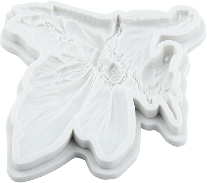 Flower Fairy Unicorns Polymer Clay Mold Angel Unicorns Silicone Molds for DIY Craft Epoxy Resin Casting Polymer Clay Tools Crafts Air Dry Jewelry Making