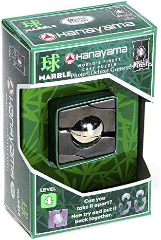 MARBLE Hanayama Cast Metal Brain Teaser Puzzle