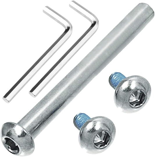 Hex lock male and female Scooter Parts Axle Front Rear Allen M8 Screws for 2-3-4-Wheel Kid Scoote Furniture wheelchair Kick Scooters Pull-Along Wagons Inline Skates Axles Repair (77)