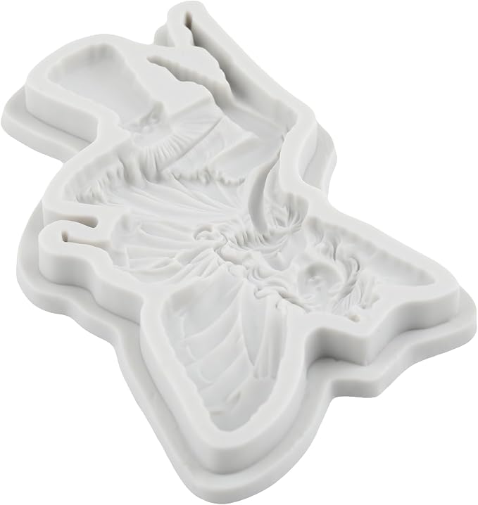 Flower Fairy Polymer Clay Molds Butterfly Fairy Mushroom Silicone Mold for DIY Crafts Epoxy Resin Casting Polymer Clay Tools Craft Air Dry Jewelry Making