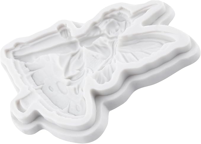 3D Fairy Polymer Clay Molds Flower Fairy Silicone Mold for DIY Crafts Epoxy Resin Casting Polymer Clay Tools Craft Air Dry Jewelry Making