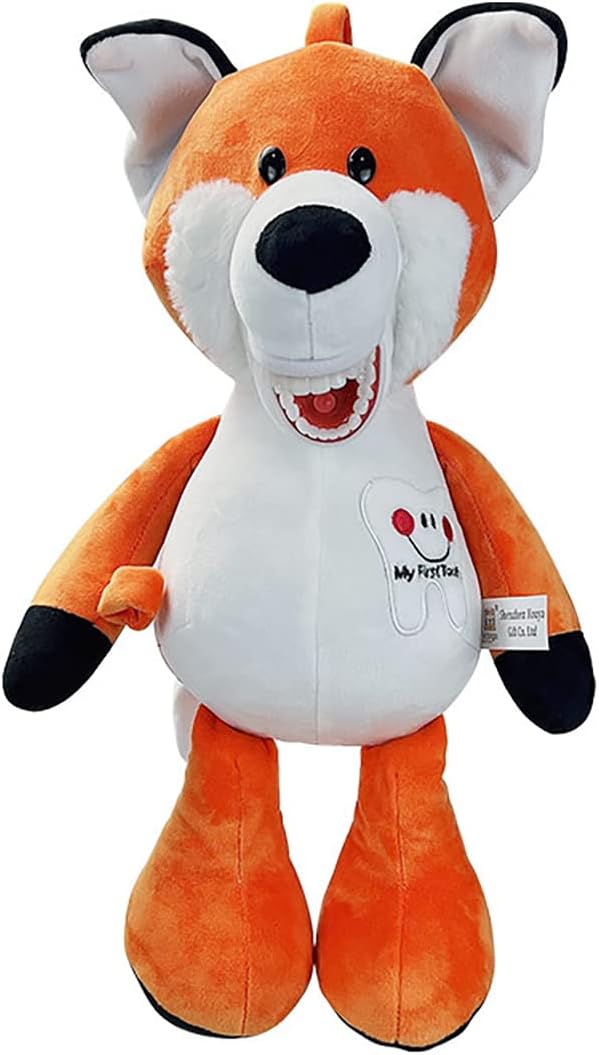 Tooth Fairy Plush Doll, Dental Stuffed Oral Health Presentation Puppet Doll Tooth Fairy Dental Educational Plush Small Size Doll with Teeth for Kids Chidren Boys Girls