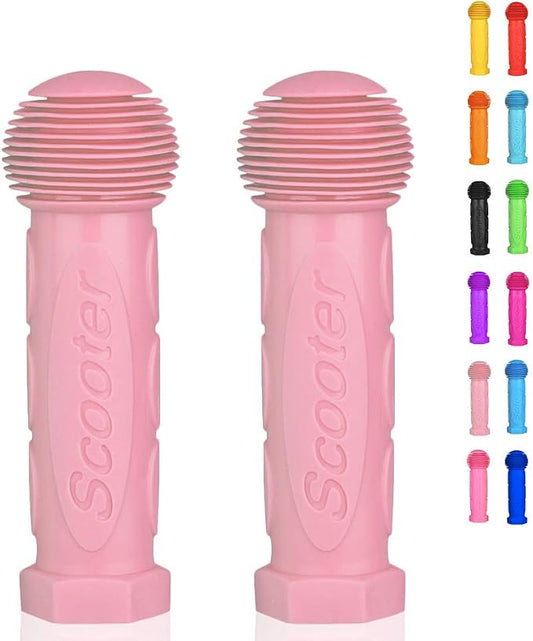 Scooter Grip Handlebar 1 Pair Bicycle Grip Fit for 2-3-4 Wheels Kid Kick Scooters,Children Bike,Rocking car,Drifting Scooter,Swing Scooter,Push Cart