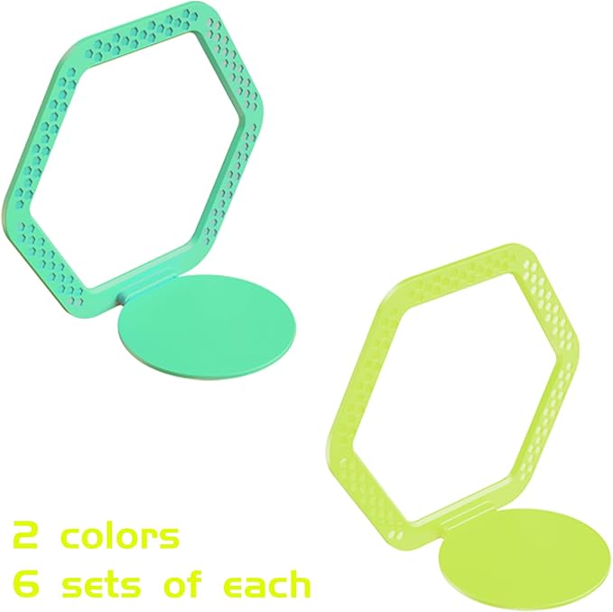 LRANFOW 12 Sets Display Shelves for Funko Pop Display or Other Pop Figures, Wall Mounted Glow at Night