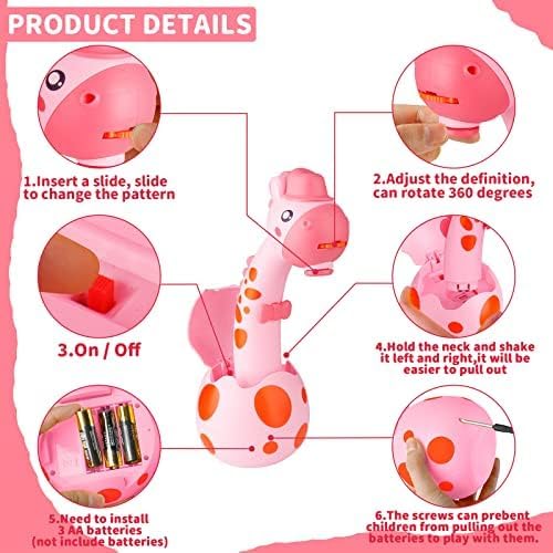 KETIEE Drawing Projector for Kids, Tracing and Drawing Projector Toy with Light & Music, Children Smart Projector Sketcher, Kids Art Projector with 72 Stencils for Boy Girl 3-8 Years Old (Pink)