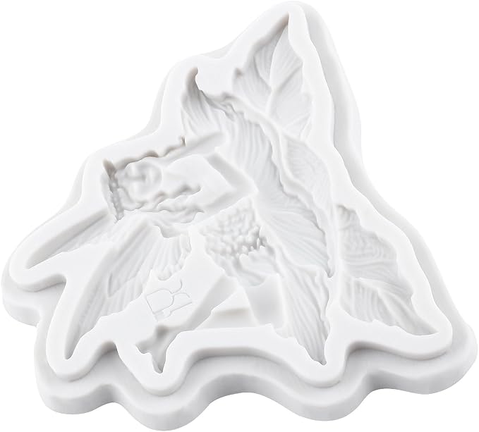 Fairy Polymer Clay Molds Flower Fairy Silicone Mold for DIY Crafts Epoxy Resin Casting Polymer Clay Tools Craft Air Dry Jewelry Making
