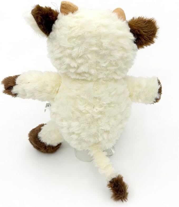 YUKOUQIAN Cow Stuffed Animal Cow Plush Doll Toy 11.8 inch for Girls Boys (Stand Cow brown1)