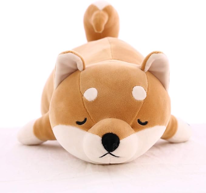 Stuffed Plush Shiba Inu Animal Toy 20 Inch Dog Corgi Akita Animal Stuffed Plushies Super Soft Cute Cuddly Pillow Cushion Stuff Dolls Gift for Children Kids Boys Girls Room Decoration, 20Inches