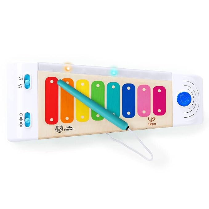 Baby Einstein Magic Touch Xylophone Wooden Musical Toy with Lights, Ages 12 Months +