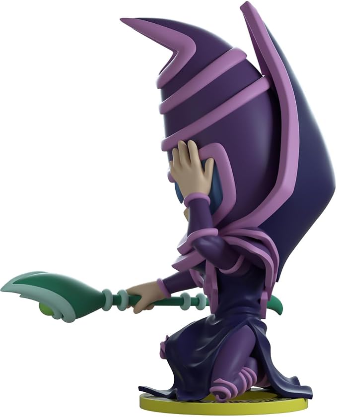 Youtooz Yu-Gi-Oh Dark Magician 5" Vinyl Figure, Yugioh Anime Dark Magician Action Figure Based on The Yu gi oh Trading Card Game and Anime Yugioh