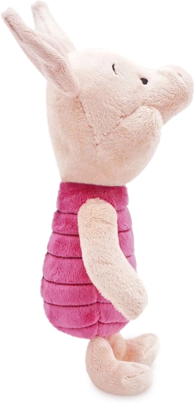 Disney Store Official Piglet Medium Soft Toy for Kids, Cuddly Character with Fuzzy Texture and Embroidered Details, Flexible Floppy Ears, Disney Plushy Suitable for All Ages