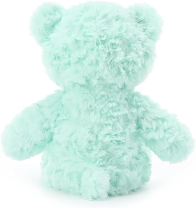 Apricot Lamb Mint Green Flower Bear Stuffed Animals for Kids, Soft Cute Plush Toys for Baby Girl and Boy, 8 Inches