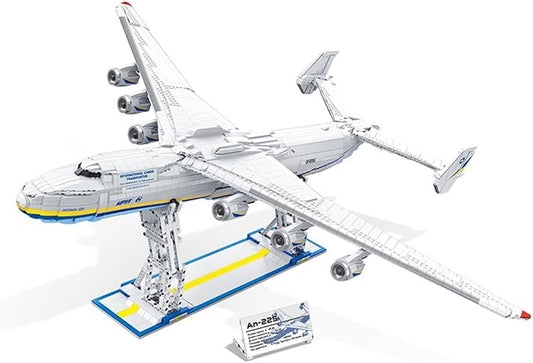 An-225 Large Transport Aircraft Building Blocks Set, MOC Airplane Model Building Kits,WW2 History Military Fan Model Collection Toys Gifts and Adult 5350 PCS