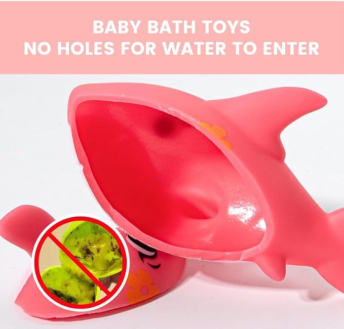 Hely Cancy Bath Toys for Kids - No Hole Baby Toys for 18 Months and up Infant Boys Girls, Shower Water Pool Toys