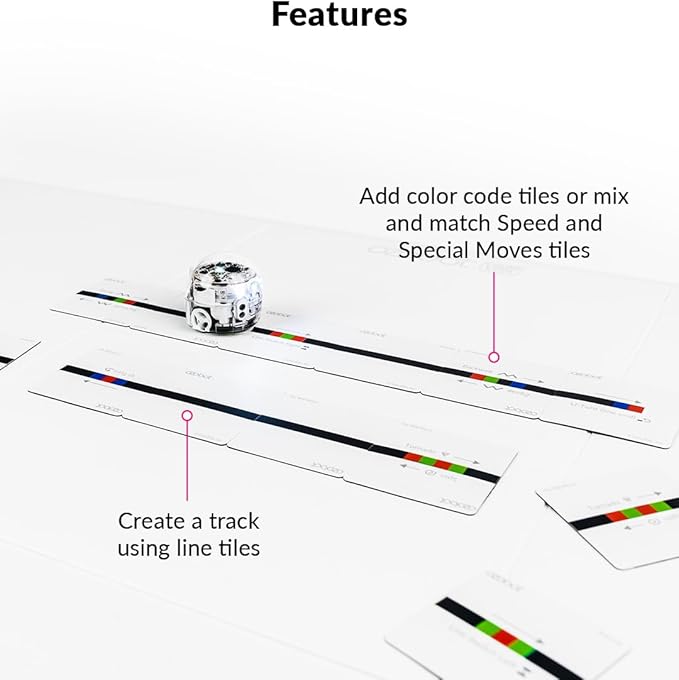 Ozobot Color Code Magnets Special Moves Kit, Interactive Coding Learning Tool for Kids Ages 3+,Enhances Logic & Problem Solving Skills,18 Tiles,Evo & Color Codes Magnets Base Kit Required Not Included