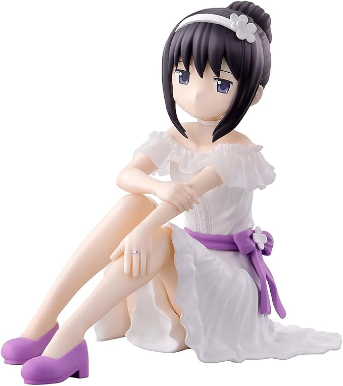 QAHEART Anime AkemiHomura Figure Madoka Kaname Action Figure Anime Girl Sitting Model Statue Figurine Ornaments