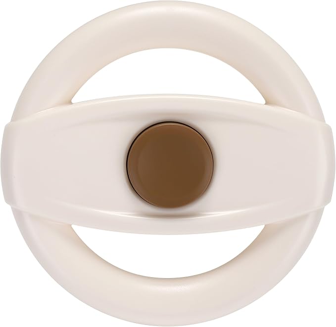 Accmor Stroller Steering Wheel Toy, Simulated Steering Wheel for Stroller Shopping Carts Cart Universal Detachable Pretend Driving Funny Toy Attachment