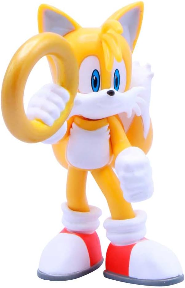 Just Toys – Sonic the Hedgehog Tails Buildable Action Figure 4 in | Buildable 4-inch Tails figure with 4 interchangeable arms. Officially licensed collectible — 5 to collect. Ages 3+.