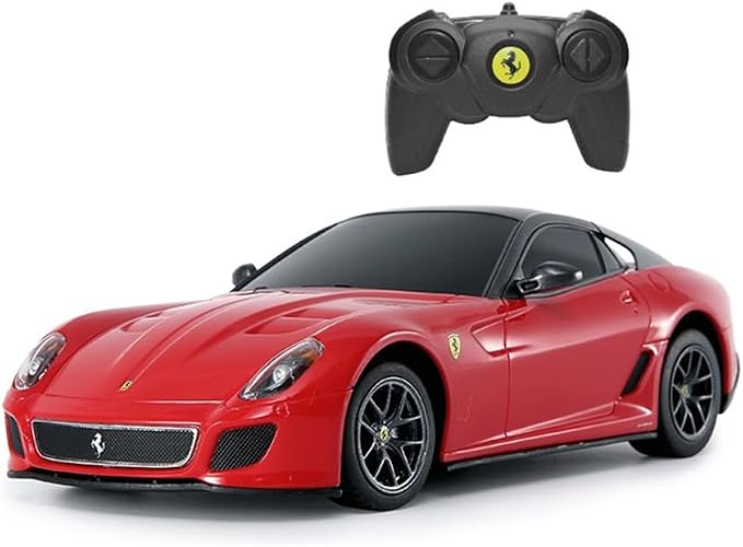 RASTAR 46400 1/24 RC Car Ferrari 599 GTO with 2.4G Remote | Officially Licensed, Ideal Gift, 2.4G Remote, Independent Suspension, RC Car Model for Play & Display