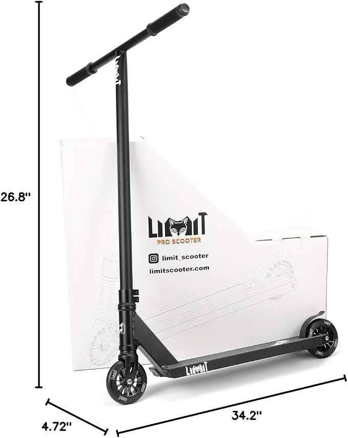 LMT69 Professional Scooter-Trick Scooter-Intermediate Beginner Stunt Scooter Suitable - Children, Teenagers Adults 8 Years Old Above