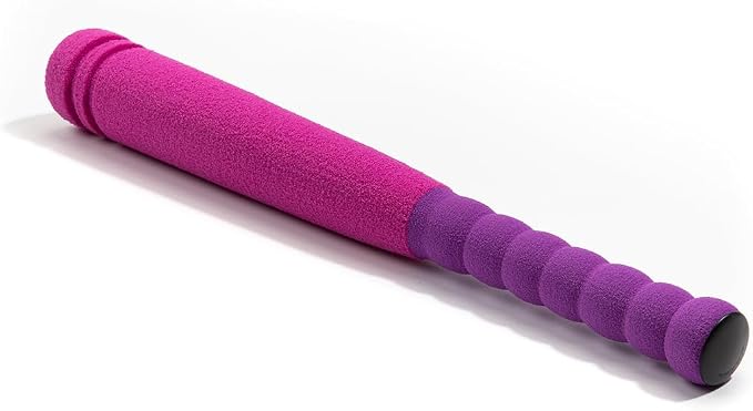 [MINI Size] 16" Foam Kids Sports Baseball Bat Set+ 3 Soft Balls + Storage Bag Included, Gift Toy for Girl Daughter Toddlers 3 Years Old Hitting Indoor Outdoor Playing, Pink