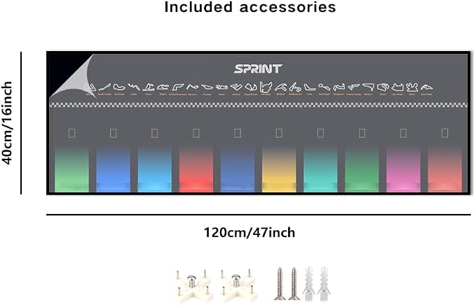 Display Wallboard for Lego Speed 66802 Champions - Contains 10 Sets in 1(77242,77243,77244,77245,77246,77249,77251) F1,Adult Collectibles for Car Wall Mount Building Blocks (Only Display Wallboard)