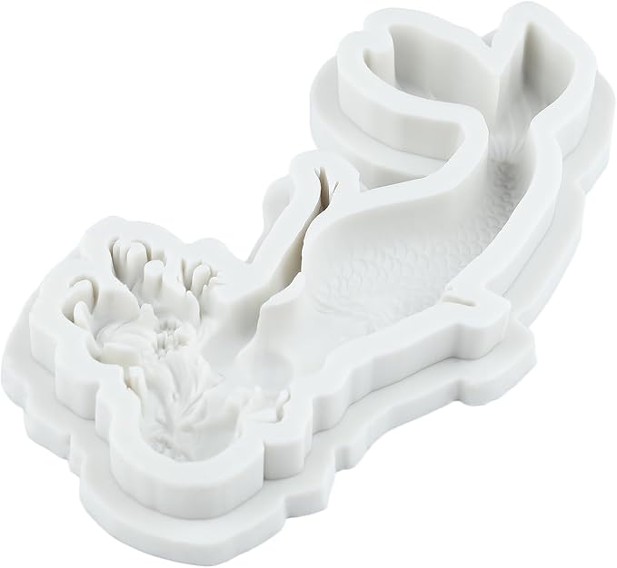 Mermaid Polymer Clay Molds Mermaid Girl Silicone Mold for Jewelry Making Epoxy Resin Casting Air Dry Polymer Clay Craft