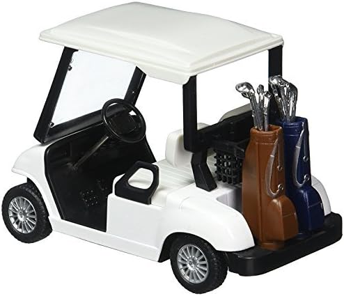KiNSFUN Golf Cart 4½" Die Cast Metal Model Pullback Action Toy