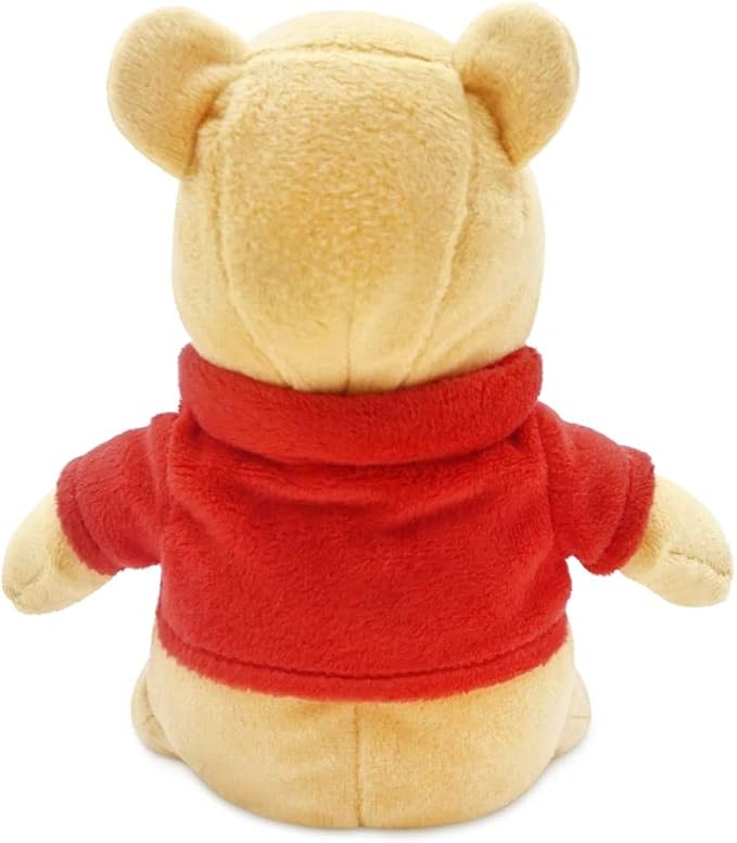 Disney Store Official Mini Bean Bag Plushies - Pooh - Cute Stuffed Animal with Detailed Sculpting, Embroidered Features, & Bean Bag Bottom - Plush Toys for Kids