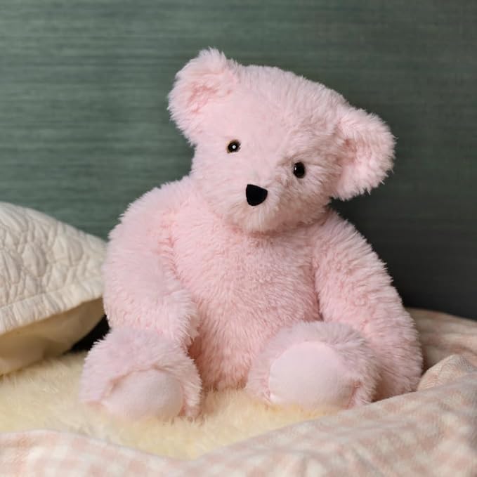 Vermont Teddy Bear | Pink Teddy Bear Stuffed Animal | Soft Pink Plush with 100% Recycled Filling, Designed in USA | 18 Inch | Cuddly Gift | Super Soft Teddy Bear Collection