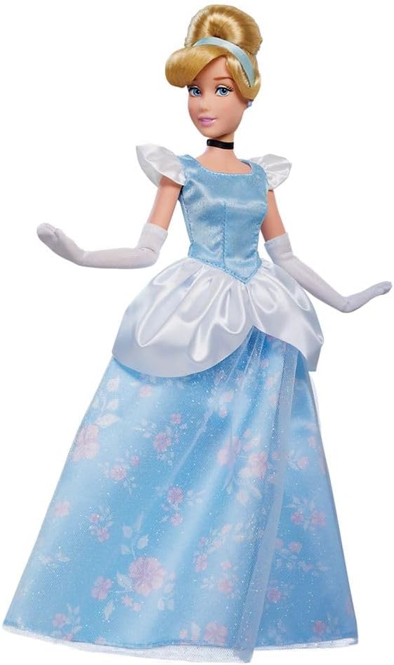 Disney Store Official Cinderella Story Doll - 11 Inches - Includes Coloring Book and Additional Dress, Princess Doll in Classic Outfit, Disney Princess Toys