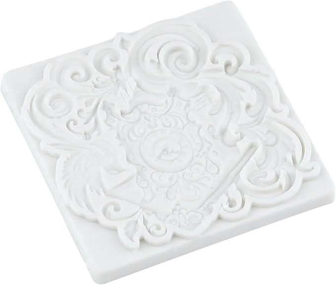 Vintage Clock Polymer Clay Molds Baroque Cuckoo Clock Silicone Mold for Jewelry Making Epoxy Resin Casting Air Dry Polymer Clay Craft