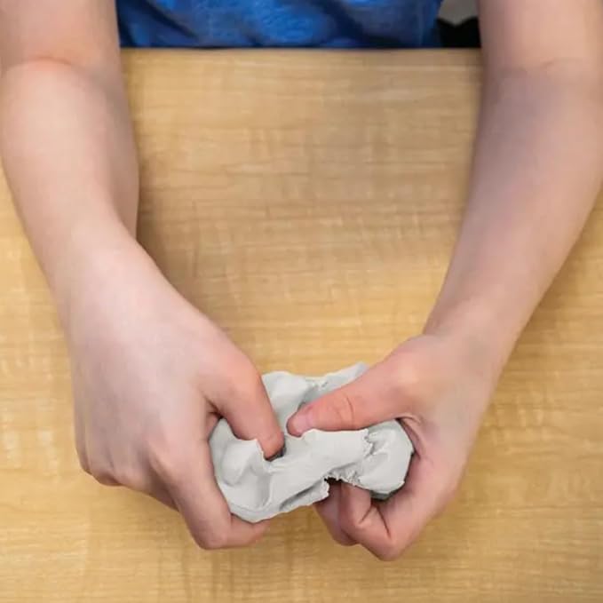 Prang Modeling Clay, White, 1 lb. Block, Case of 12 Blocks, 192 oz. Total | Pliable, Non-Hardening, Non-Staining, Easy Clean-Up, Perfect for Preschool and Elementary Aged Children