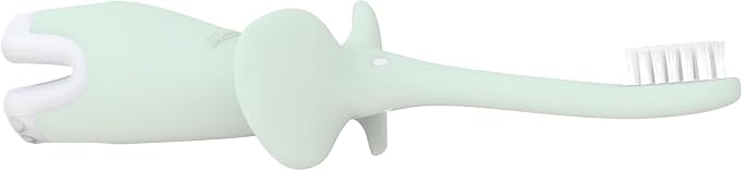 Dr. Brown's Infant-to-Toddler Toothbrush, Elephant, Mint, 0-3 Years