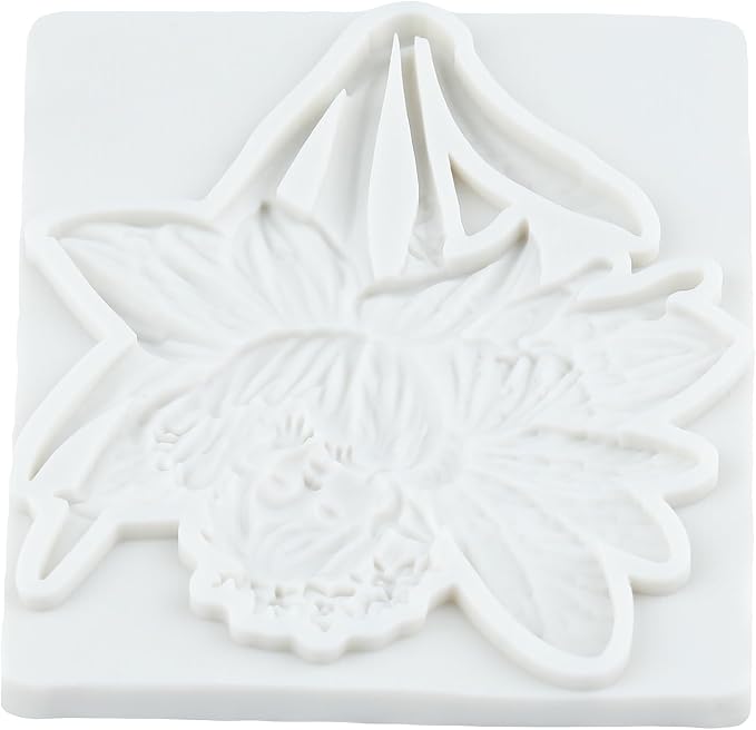 Flower Fairy Polymer Clay Mold Butterfly Fairy Flower Silicone Mold for Jewelry Making Epoxy Resin Casting Air Dry Polymer Clay Craft