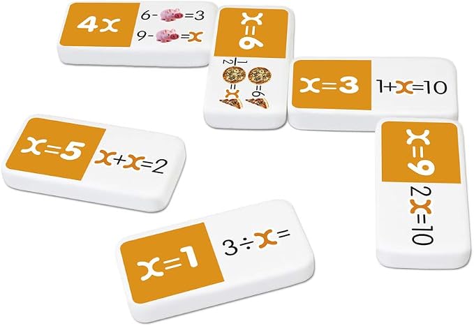 Junior Learning JL497 Algebra Dominoes, Multi