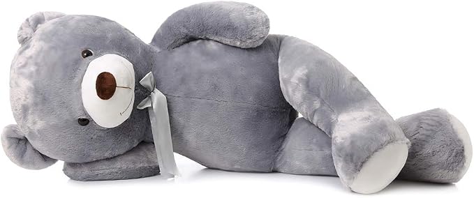 MaoGoLan Giant Grey Teddy Bear 47 inch 4 feet Large Stuffed Gray Teddy Bears Stuffed Animals for Girlfriend Children