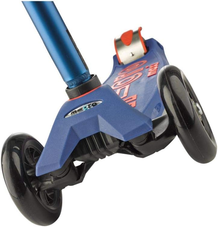 Micro Kickboard | Maxi Scooter for Ages 5-12 | Children up to 110 lbs | 3 Wheel Lean-to-Steer Design | Adjustable T Bar | Smooth Ride PU Wheels | Swiss Design